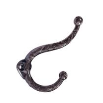 Kit c/2 Gancho Cabideiro Decorado Duplo Metal para Pendurar e Parafusos Kit c/2 Gancho Cabideiro Decorado Duplo Metal para Pendurar e Parafusos