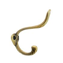 Kit c/2 Gancho Cabideiro FRJ Duplo Metal para Pendurar e Parafusos Kit c/2 Gancho Cabideiro FRJ Duplo Metal para Pendurar e Parafusos