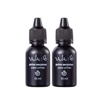 Kit c/2 Gotas Secantes Seca Esmalte 2 Minutos para Unhas 10ml Vult Kit c/2 Gotas Secantes Seca Esmalte 2 Minutos para Unhas 10ml Vult
