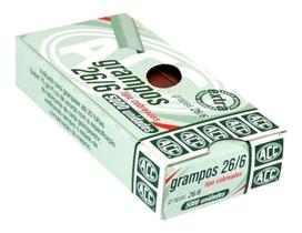 Kit c/ 2 Grampo Acc 26/6 Cobreado C/ 5.000 Un