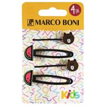 Kit C/ 2 Grampos De Cabelo E 2 Tic Tac Linha Kids Marco Boni