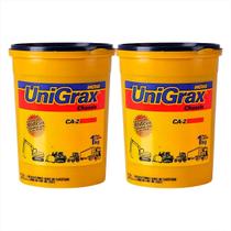 Kit C/ 2 Graxa Castanha Unigrax Para Chassis Ca-2 1kg Ingrax Kit C/ 2 Graxa Castanha Unigrax Para Chassis Ca-2 1kg Ingrax
