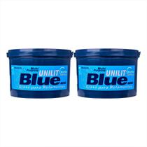 Kit C/ 2 Graxa Para Rolamento Azul Unilit Blue 500g Ingrax