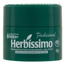 Kit c/ 2 Herbissimo desodorante creme tradicional 55g