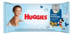 Kit c/ 2 Huggies Lenco Umedecido Tripla Protecao - 88 lencos