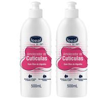 Kit C/2 Ideal Amolecedor De Cutículas 500ml