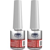 Kit C/2 Ideal Óleo De Melaleuca P/ Unhas 9ml Incolor