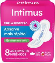 Kit c/ 2 Intimus Absorvente Tripla Protecao Seca C/Abas- 8