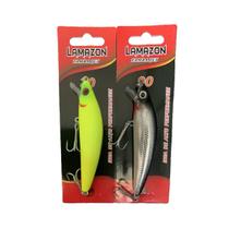 Kit C/2 Isca Artificial Meia Água 9cm 13,5gr Estilo Inna 90