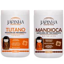 Kit C/2 Japinha Máscara Hidratação Mandioca + Tutano 1kg