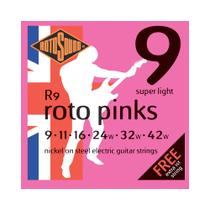 Kit C/2 jogos de Encordoamento P/Guitarra Rotosound Pink R9