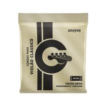 Kit C/2 Jogos de Encordoamento P/Violão Nylon Medium Groove Kit C/2 Jogos de Encordoamento P/Violão Nylon Medium Groove