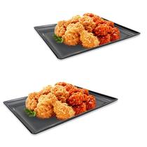 Kit C/2 Kakura Prato Retangular Preto Médio Japonês