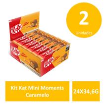 Kit c/2 Kit Kat Mini Moments 24X34,6G Caramelo