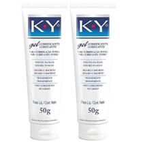 KIT C/2 KY Original Gel Lubrificante Íntimo 50g