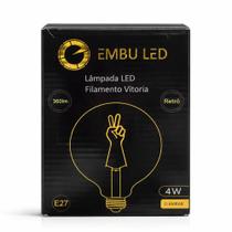 Kit c/ 2 lâmpadas led filamento vitoria