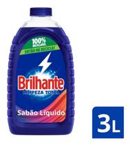 Kit c/ 2 Lava Roupas Liquido Limpeza Total 3 Litros