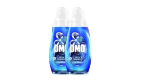 Kit c/ 2 Lava Roupas Líquido Omo Ciclo Rápido 750ml