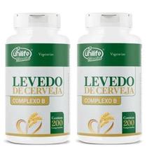KIT C/2 Levedo De Cerveja Complexo B 450mg 400 Comp Unilife KIT C/2 Levedo De Cerveja Complexo B 450mg 400 Comp Unilife