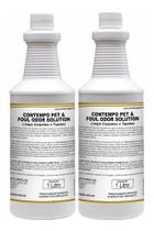 Kit C/2 Limpa Estofados Tapetes Contempo Pet & Foul Odor 1l