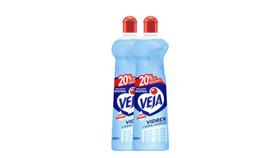 Kit c/ 2 Limpa Vidros Veja Squeeze Tradicional Vidrex 500ml