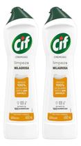 Kit C/2 Limpador Cremoso Cif Limpeza Milagrosa Laranja 450ml Kit C/2 Limpador Cremoso Cif Limpeza Milagrosa Laranja 450ml