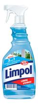Kit c/ 2 Limpador Limpol Limpa-Vidro 3 em 1 Suave 500ml