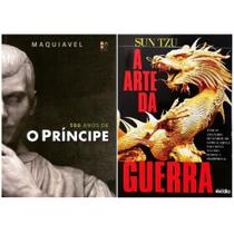 Kit c/ 2 livros - a arte da guerra e o principe - maquiavel e sun tzu