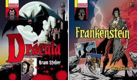 Kit C/2 Livros Clássicos em HQ Quadrinhos - Drácula e Frankenstein Kit C/2 Livros Clássicos em HQ Quadrinhos - Drácula e Frankenstein