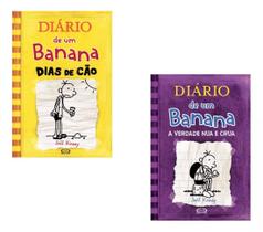Kit C/2 Livros Diário De Um Banana 4 e 5 -Capa Cartão Kit C/2 Livros Diário De Um Banana 4 e 5 -Capa Cartão