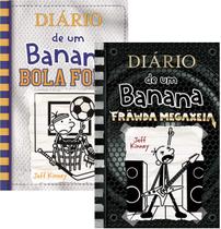 Kit C/2 Livros Diário de Um Banana: V. 16 e 17 (Capa Dura) + Brinde Kit C/2 Livros Diário de Um Banana: V. 16 e 17 (Capa Dura) + Brinde
