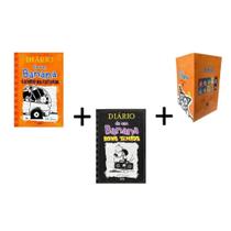 Kit C/2 livros Diário De Um Banana Vol. 9 e 10 + Caixa Organizadora - Capa Cartão