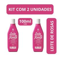 Kit c/2 loçao corporal leite de rosas tradicional 100ml Kit c/2 loçao corporal leite de rosas tradicional 100ml