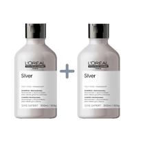 Kit C/2 LOréal Silver Shampoo 300ml