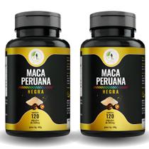 KIT C/2 Ma ca Perua na Negra Pura Premium 500mg 120 Cáps - Fits Life KIT C/2 Ma ca Perua na Negra Pura Premium 500mg 120 Cáps - Fits Life