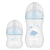 Kit c/ 2 mamadeiras easy flow nuvem azul 120ml e 270ml -buba Kit c/ 2 mamadeiras easy flow nuvem azul 120ml e 270ml -buba