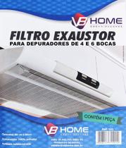 Kit c/ 2 - Manta Filtro Para Depurador de 4 ou 6 Bocas - VB Home
