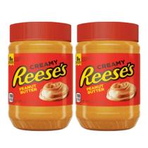Kit c/ 2 Manteigas Pasta de Amendoim Reeses 510g Hershey Creme De Amendoim Importado Estados Unidos