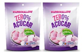 Kit C/2 Marshmallow Zero Açúcar Florestal 70g