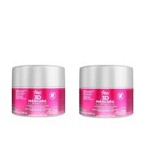 Kit c/2 máscara magic color 3d luminous 300g Kit c/2 máscara magic color 3d luminous 300g