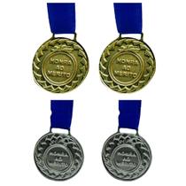 Kit C/2 Medalhas de Ouro + 2 Medalhas de Prata M30 Crespar