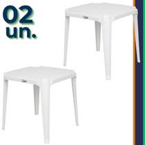 Kit c/ 2 Mesa De Plástico Monobloco P/ Evento Festa Uso Comercial Preta Branca Plástica c/ Garantia Kit c/ 2 Mesa De Plástico Monobloco P/ Evento Festa Uso Comercial Preta Branca Plástica c/ Garantia