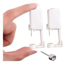 Kit/C 2 Mini Pistola Para Furar Orelha Nariz Piercing Brinco