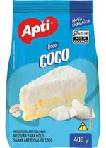 Kit c/ 2 Mistura Pronta Para Bolo Apti Sabor Coco Premium
