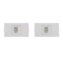 Kit C/2 - Modulo Peesa Alfa 1416 Tomada Tel Rj11 Jack Kit C/2 - Modulo Peesa Alfa 1416 Tomada Tel Rj11 Jack