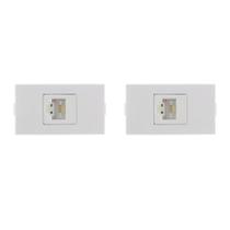 Kit C/2 - Modulo Peesa Alfa 1416 Tomada Tel Rj11 Jack Kit C/2 - Modulo Peesa Alfa 1416 Tomada Tel Rj11 Jack