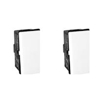 Kit C/2 - Modulo Pial Pop Branco 1 Simples 10A Lg010 Kit C/2 - Modulo Pial Pop Branco 1 Simples 10A Lg010