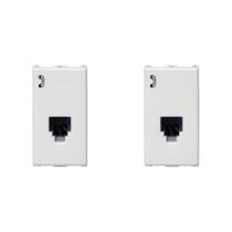 Kit C/2 - Modulo Soprano Ilus (Rj11) 5Tg99001 Kit C/2 - Modulo Soprano Ilus (Rj11) 5Tg99001