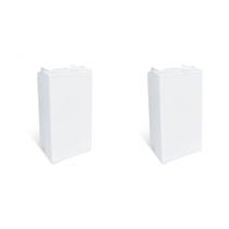 Kit C/2 - Modulo Steck Linha Stella Cego Branco 868090 Kit C/2 - Modulo Steck Linha Stella Cego Branco 868090