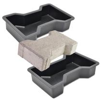 Kit c 2 Molde Formato Ossinho Gravata Piso Jardim Calçada Garagem Exterior 25x15x6 Cimento Concreto Lajota Pedra Kit c 2 Molde Formato Ossinho Gravata Piso Jardim Calçada Garagem Exterior 25x15x6 Cimento Concreto Lajota Pedra